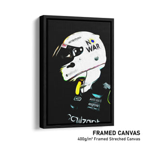 Sebastian Vettel, Aston Martin 2022 "No War" - Formula 1 Print