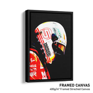 Sebastian Vettel, Ferrari 2018 - Formula 1 Print