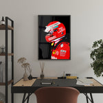 Load image into Gallery viewer, Sebastian Vettel, Ferrari 2019 &quot;Niki Lauda&quot; - Formula 1 Print
