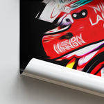 Load image into Gallery viewer, Sebastian Vettel, Ferrari 2019 &quot;Niki Lauda&quot; - Formula 1 Print
