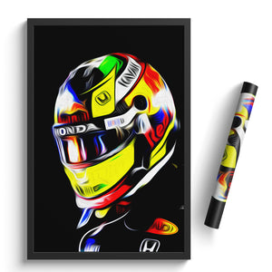Sergio Perez, Red Bull 2021 - Formula 1 Print