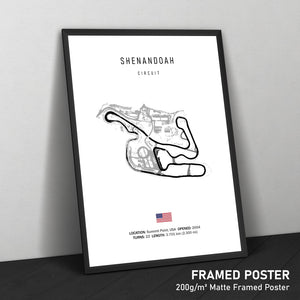 Shenandoah Circuit - Racetrack Print