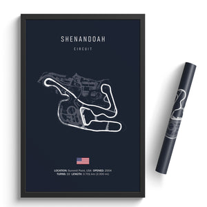 Shenandoah Circuit - Racetrack Print