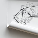 Load image into Gallery viewer, Silverstone Circuit - Racetrack Print
