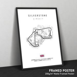 Silverstone Circuit - Racetrack Print