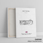 Load image into Gallery viewer, Snetterton Circuit - Racetrack Print

