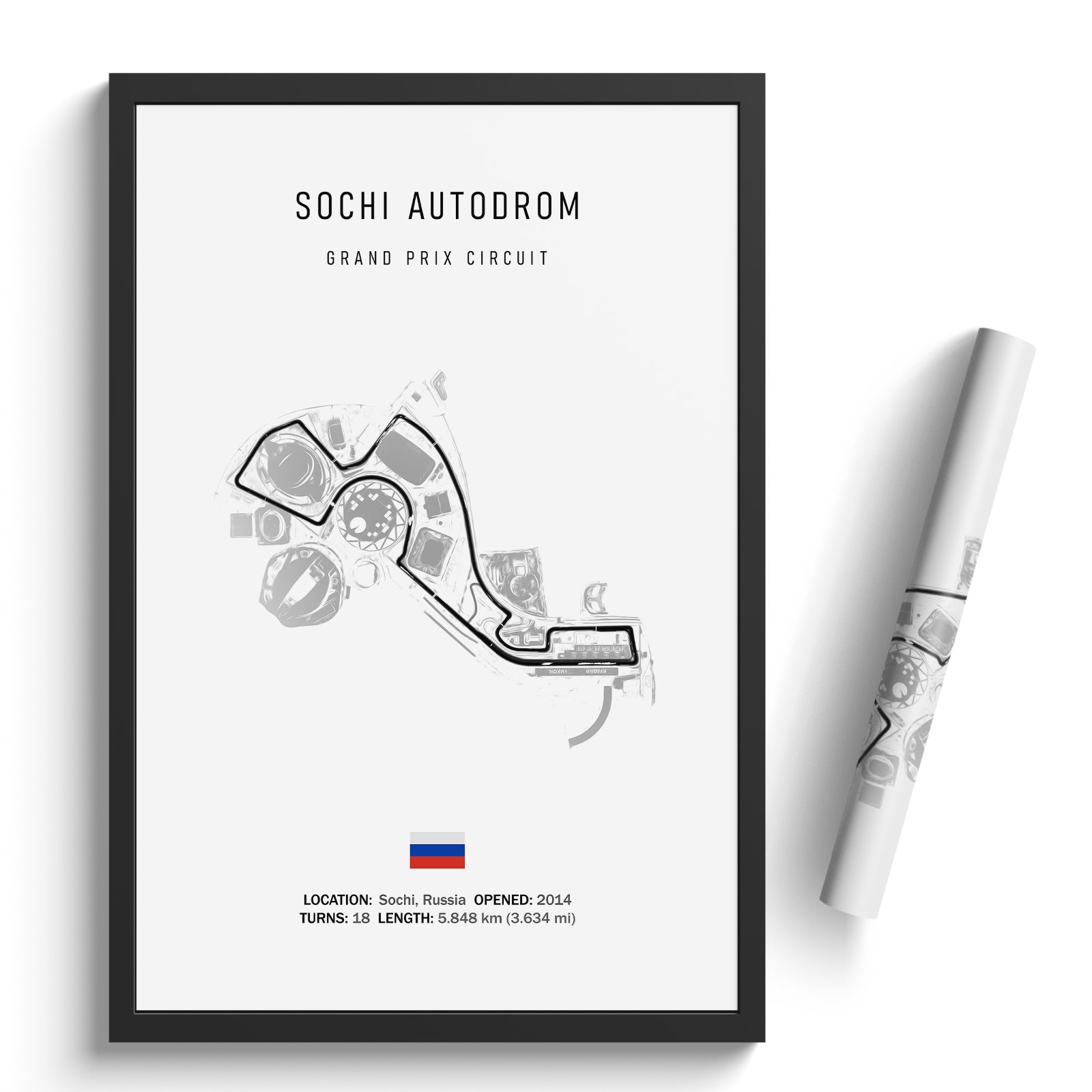 Sochi Autodrom - Racetrack Print