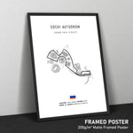 Load image into Gallery viewer, Sochi Autodrom - Racetrack Print
