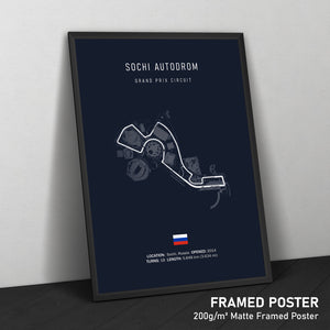 Sochi Autodrom - Racetrack Print
