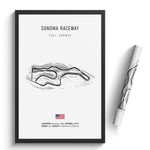 Load image into Gallery viewer, Sonoma Raceway - Racetrack Print
