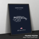 Lade das Bild in den Galerie-Viewer, Sonoma Raceway - Racetrack Print
