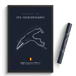 Load image into Gallery viewer, Circuit de Spa-Francorchamps - Racetrack Poster Print

