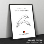 Load image into Gallery viewer, Circuit de Spa-Francorchamps - Racetrack Print
