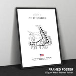 Load image into Gallery viewer, Streets of St. Petersburg - Racetrack Print

