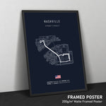 Load image into Gallery viewer, Nashville Street Circuit - Racetrack Print
