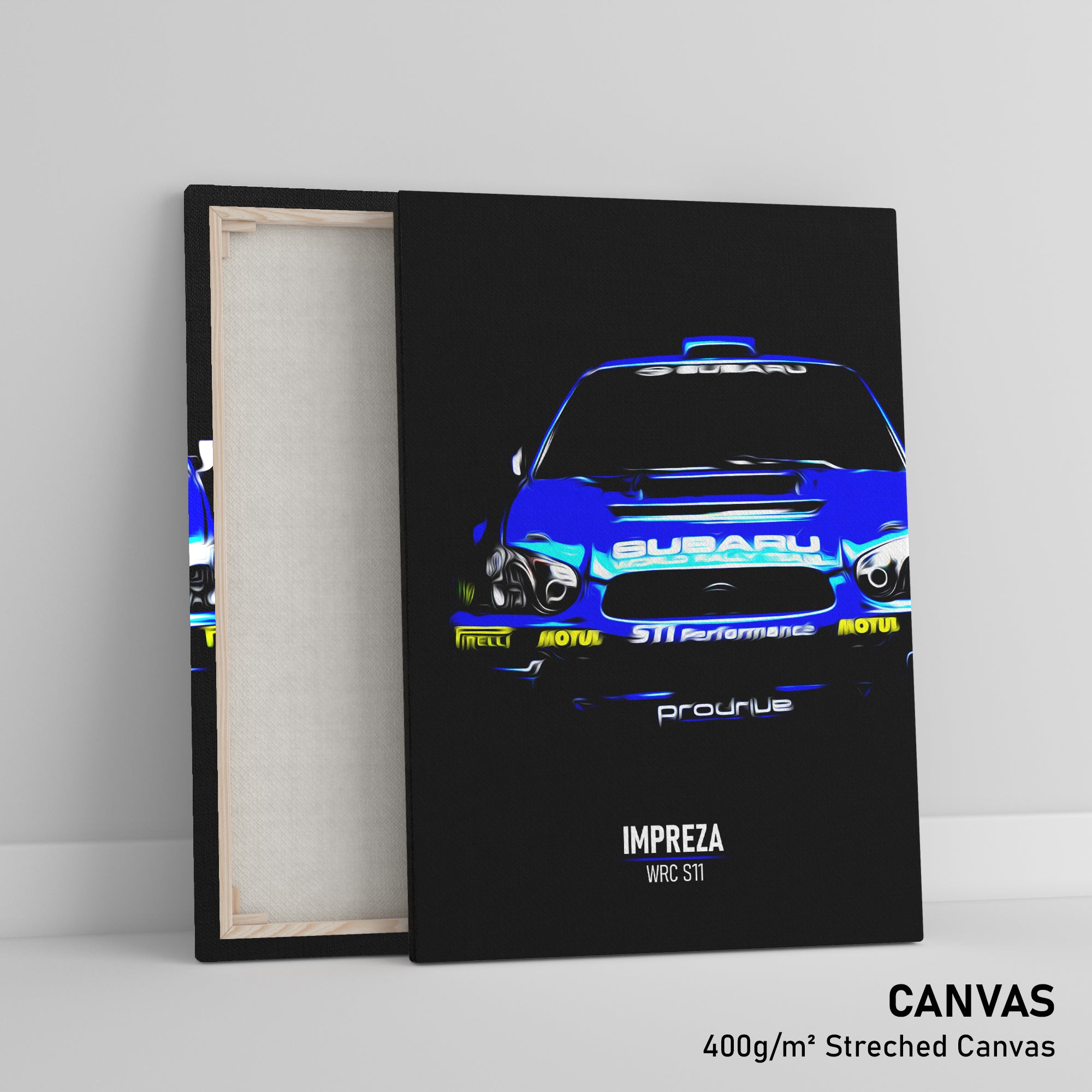 Subaru Impreza WRC S11 - Rally Print – Illustrated Tracks