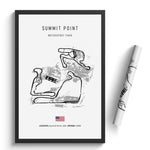 Load image into Gallery viewer, Summit Point Motorsports Park - Racetrack Print
