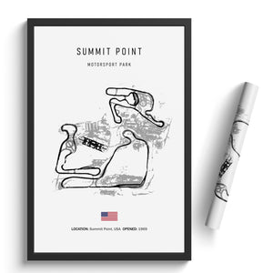 Summit Point Motorsports Park - Racetrack Print