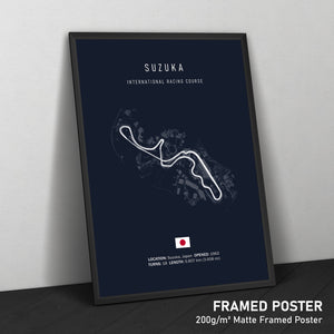 Suzuka International Racing Course - Racetrack Print