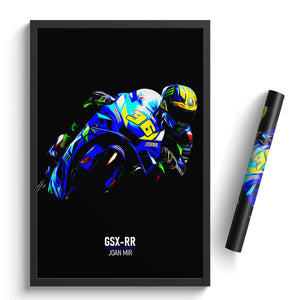 Suzuki GSX-RR, Joan Mir 2019 - MotoGP Print