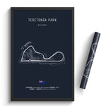Load image into Gallery viewer, Teretonga Park Raceway - Racetrack Print
