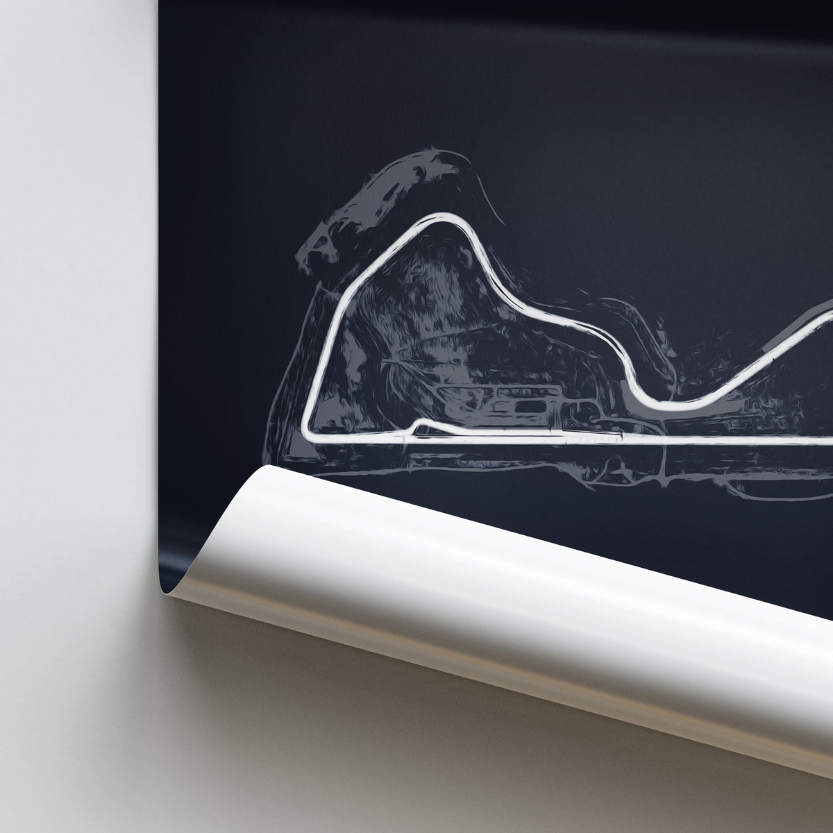 Teretonga Teretonga Park Raceway - Racetrack Print – Illustrated Tracks