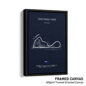 Teretonga Park Raceway - Racetrack Print