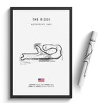 Load image into Gallery viewer, The Ridge Motorsports Park - Racetrack Print

