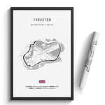 Load image into Gallery viewer, Thruxton Motorsport Centre - Racetrack Print
