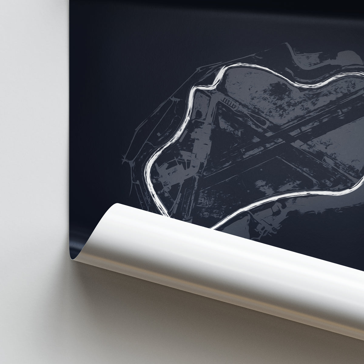 Thruxton Motorsport Centre - Racetrack Print – Illustrated Tracks