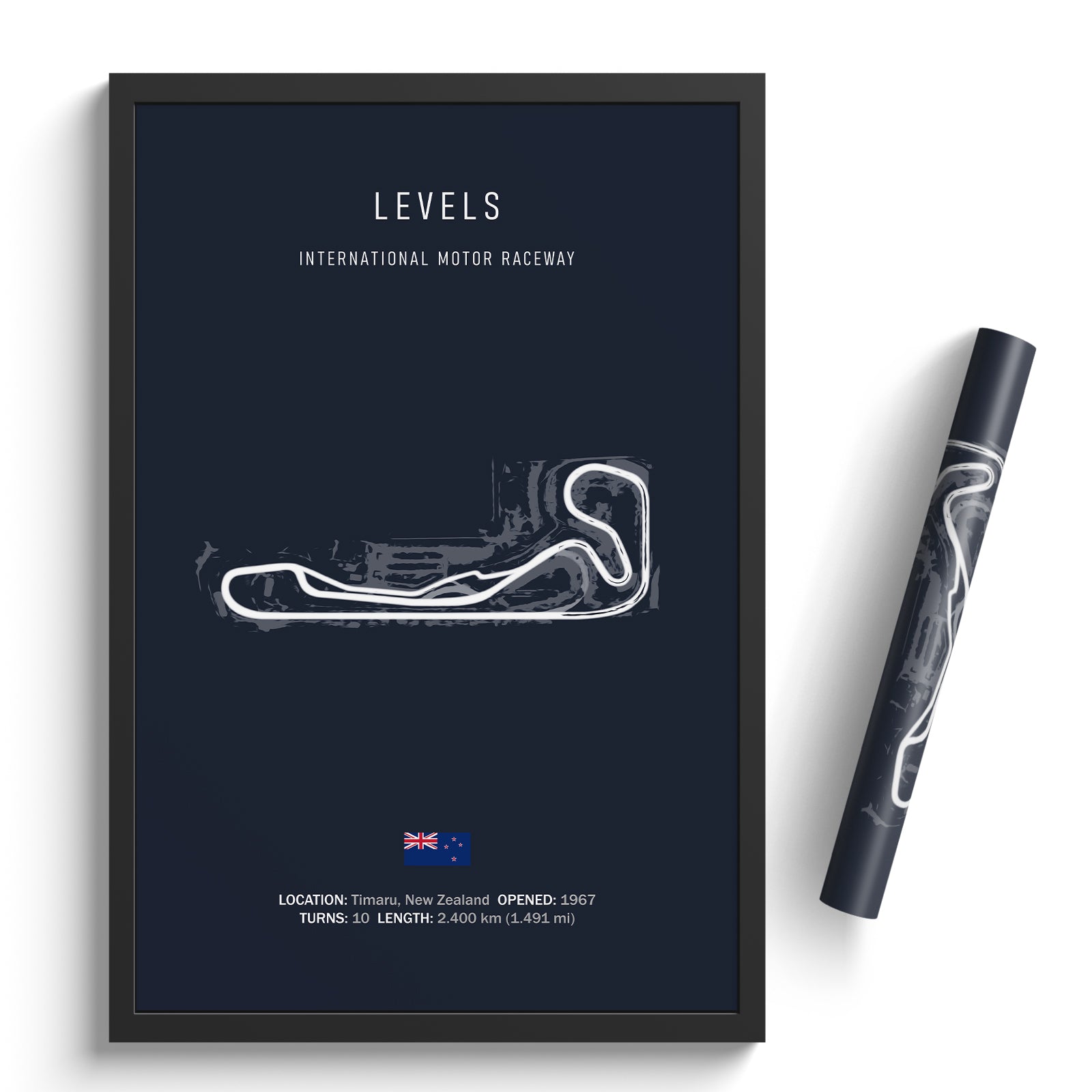 Levels International Motor Raceway - Racetrack Print