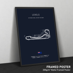 Levels International Motor Raceway - Racetrack Print