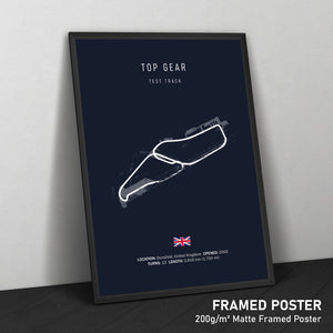Top Gear Test Track - Racetrack Print