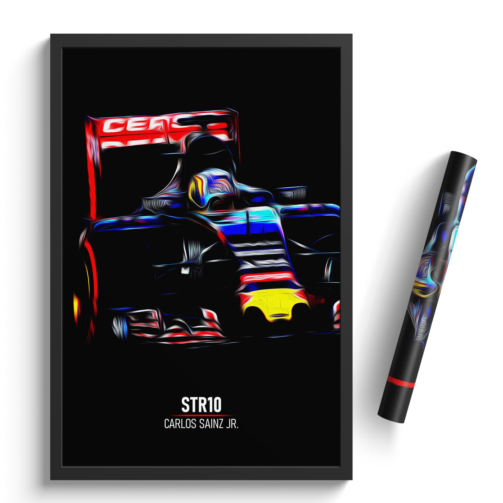 Toro Rosso STR10, Carlos Sainz Jr. 2015 - Formula 1 Print