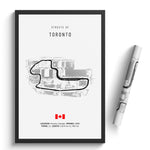 Load image into Gallery viewer, Streets of Toronto - Racetrack Print
