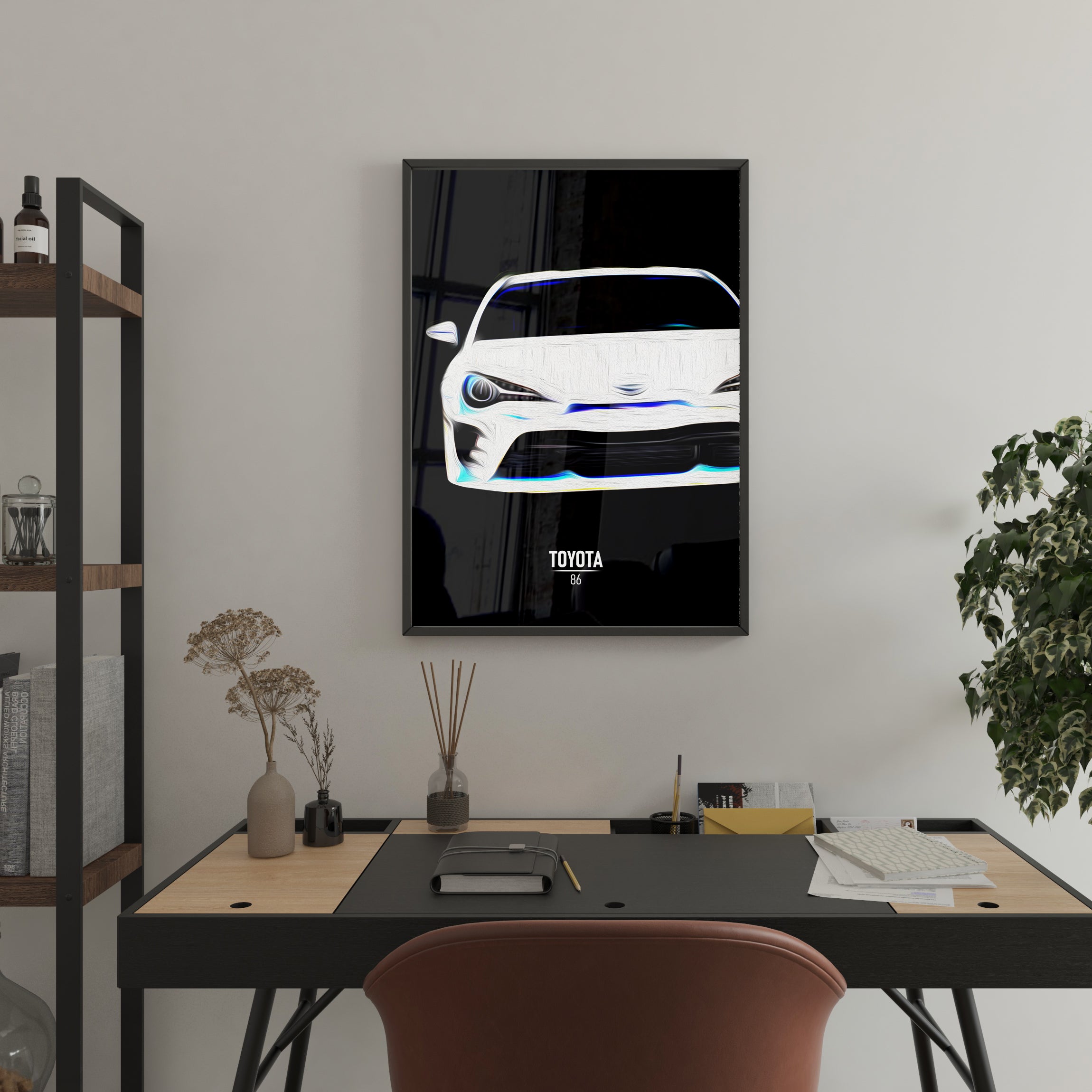 86 Decal Toyota 86 - Sports Car Print – Illustrated Tracks