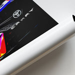 Load image into Gallery viewer, Toyota Camry Joe Gibbs Racing, Denny Hamlin 2022 - NASCAR Print
