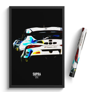 Toyota Supra GT4 - Race Car Print