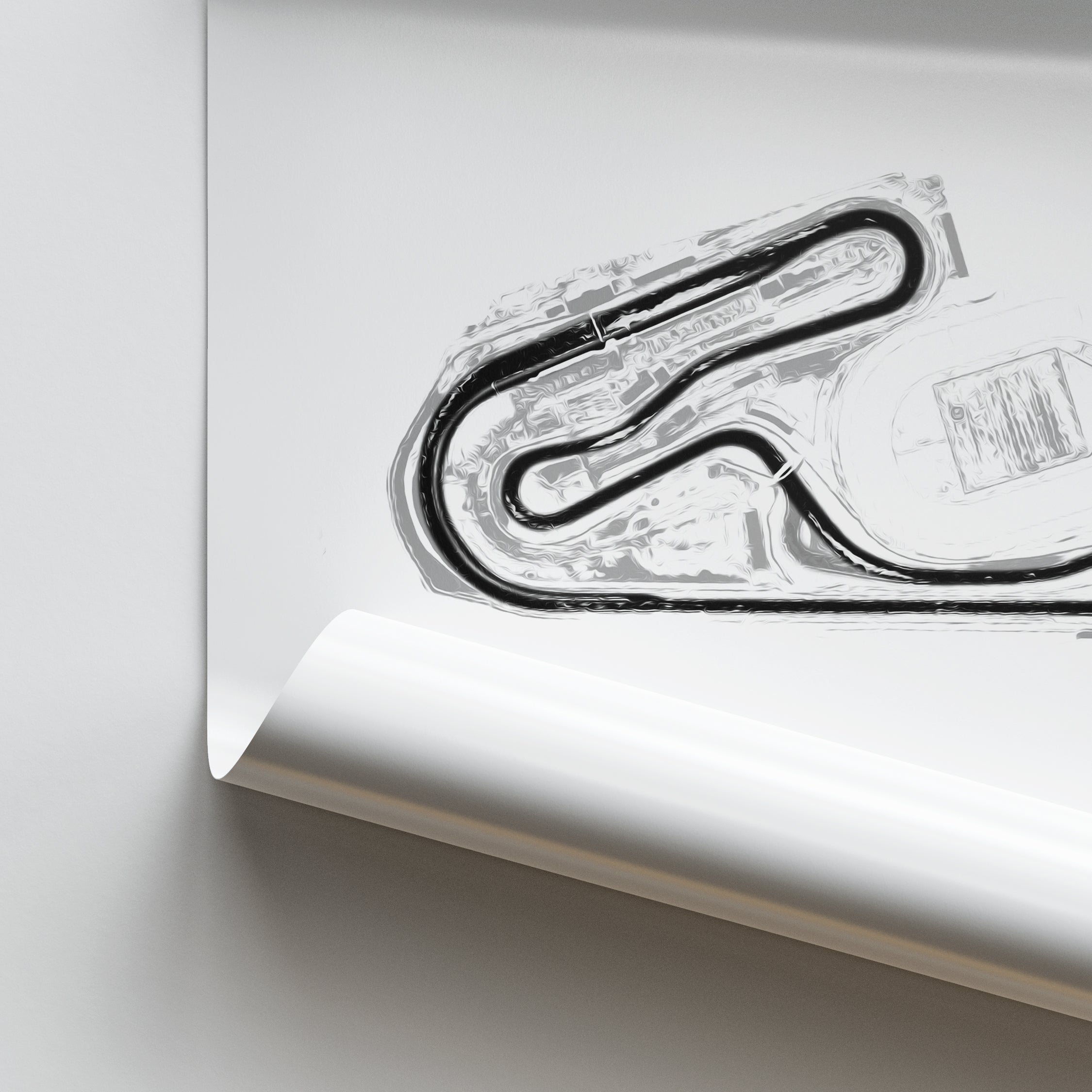Tsukuba Circuit - Racetrack Print