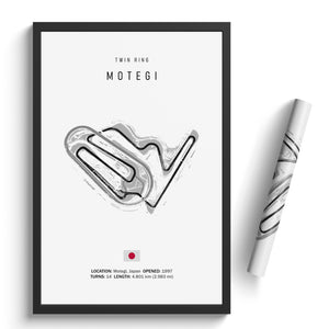 Twin Ring Motegi - Racetrack Print