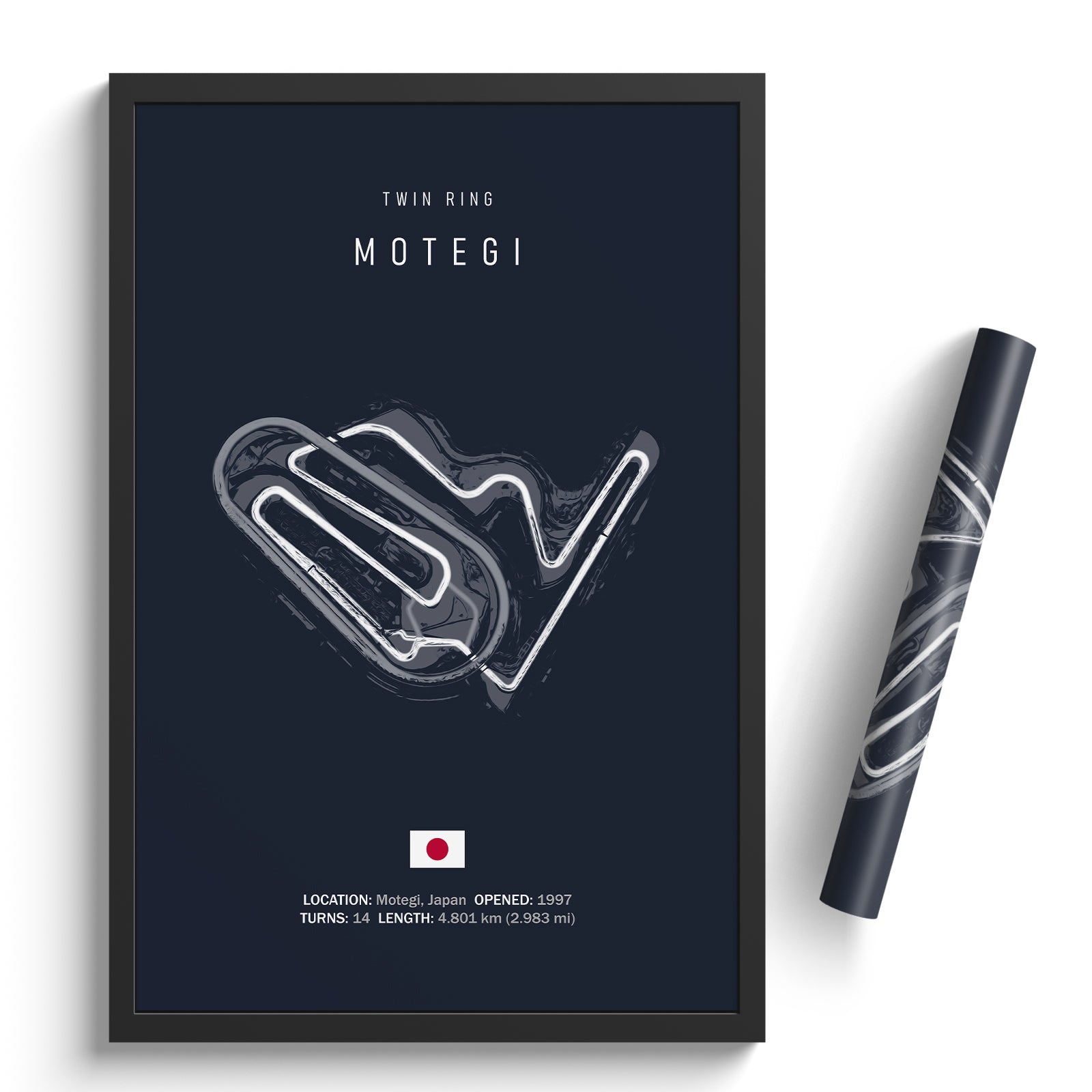 Twin Ring Motegi - Racetrack Print