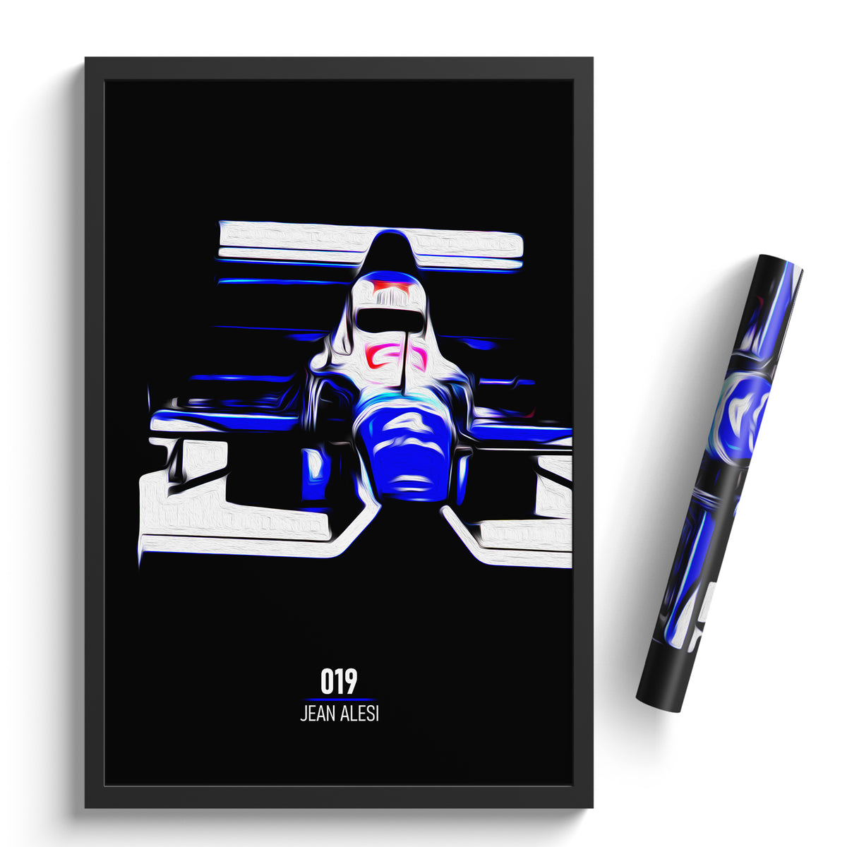 Tyrrell 019, Jean Alesi 1990 - Formula 1 Print – Illustrated Tracks