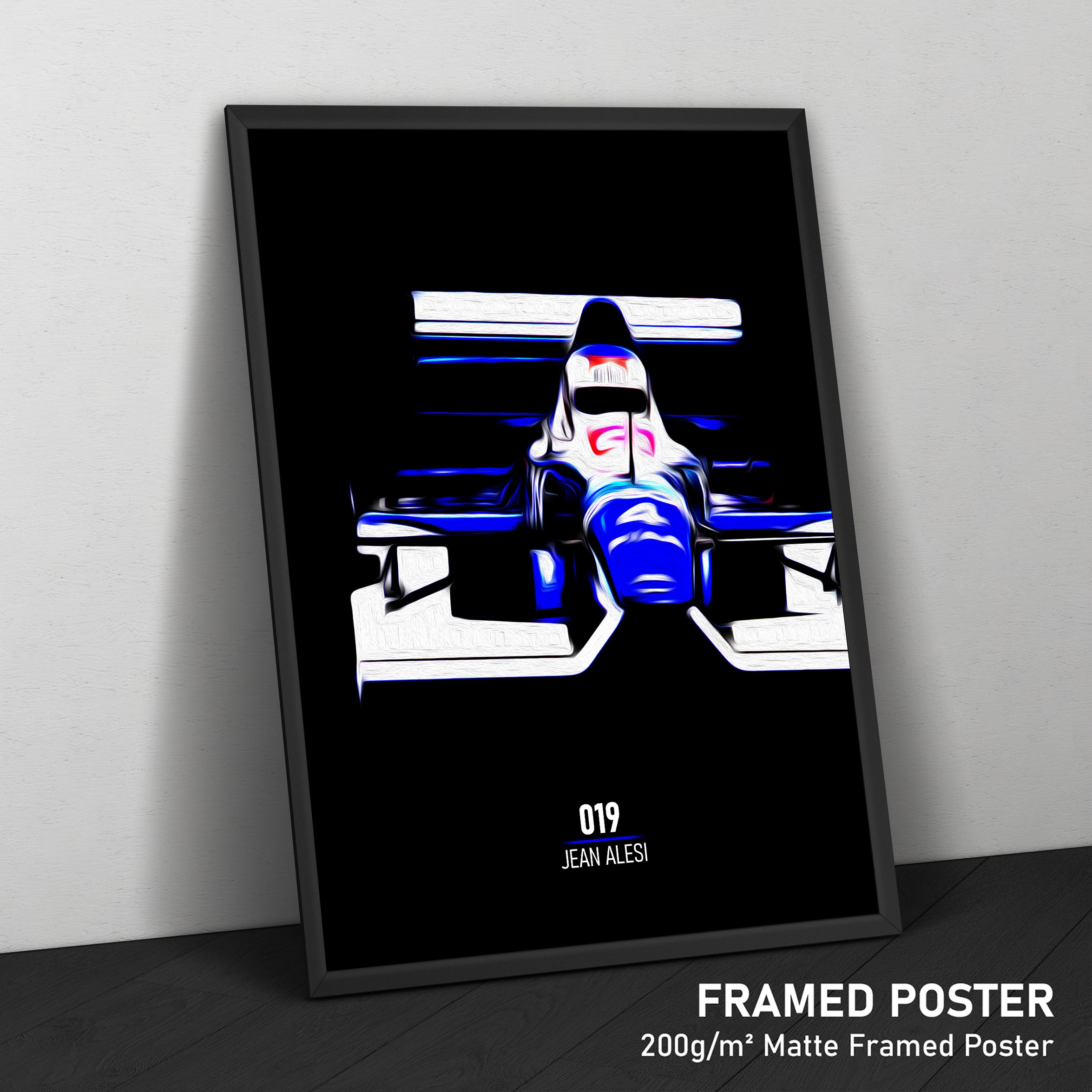 Tyrrell 019, Jean Alesi 1990 - Formula 1 Print
