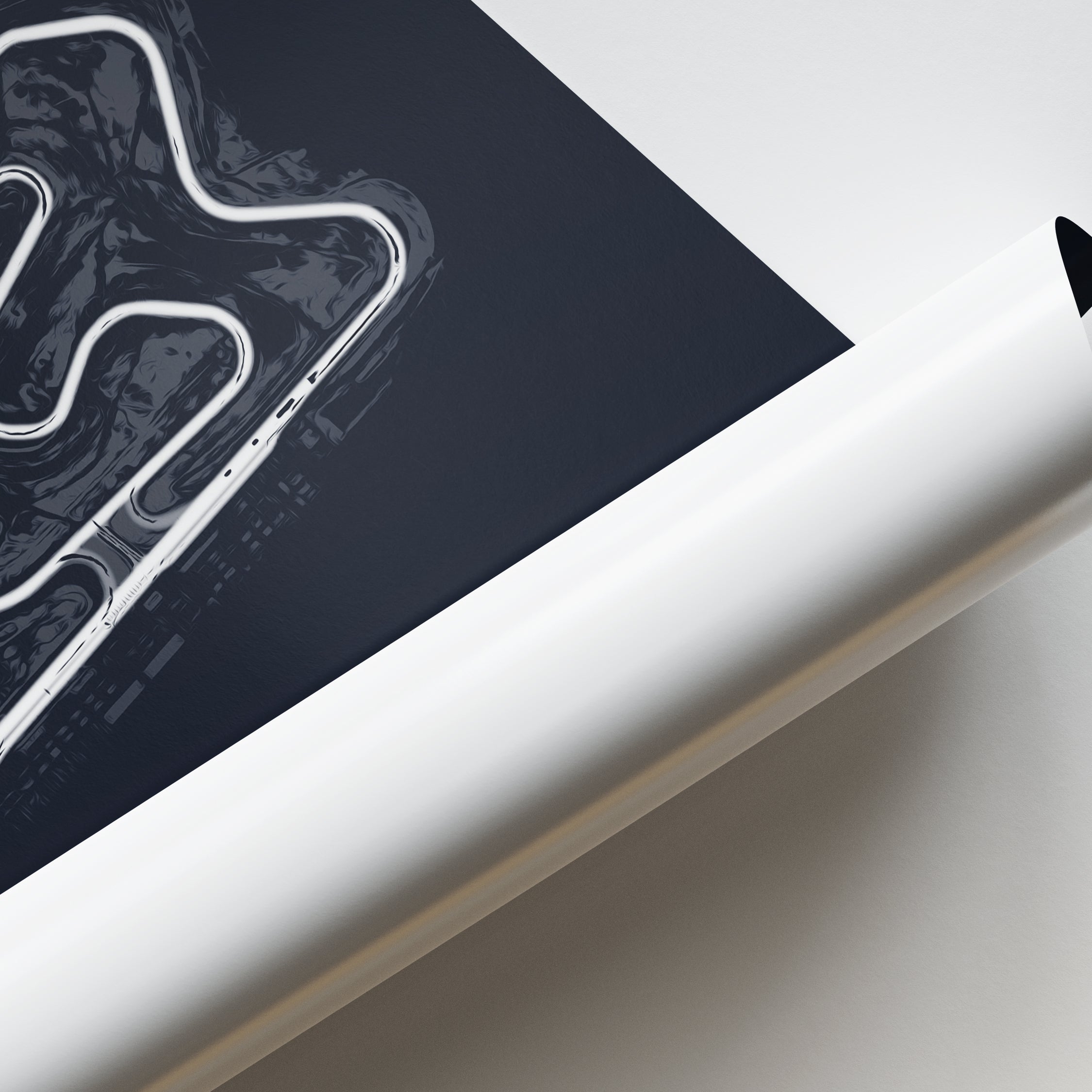 Utah Motorsports Campus Racetrack Print Illustrated Tracks