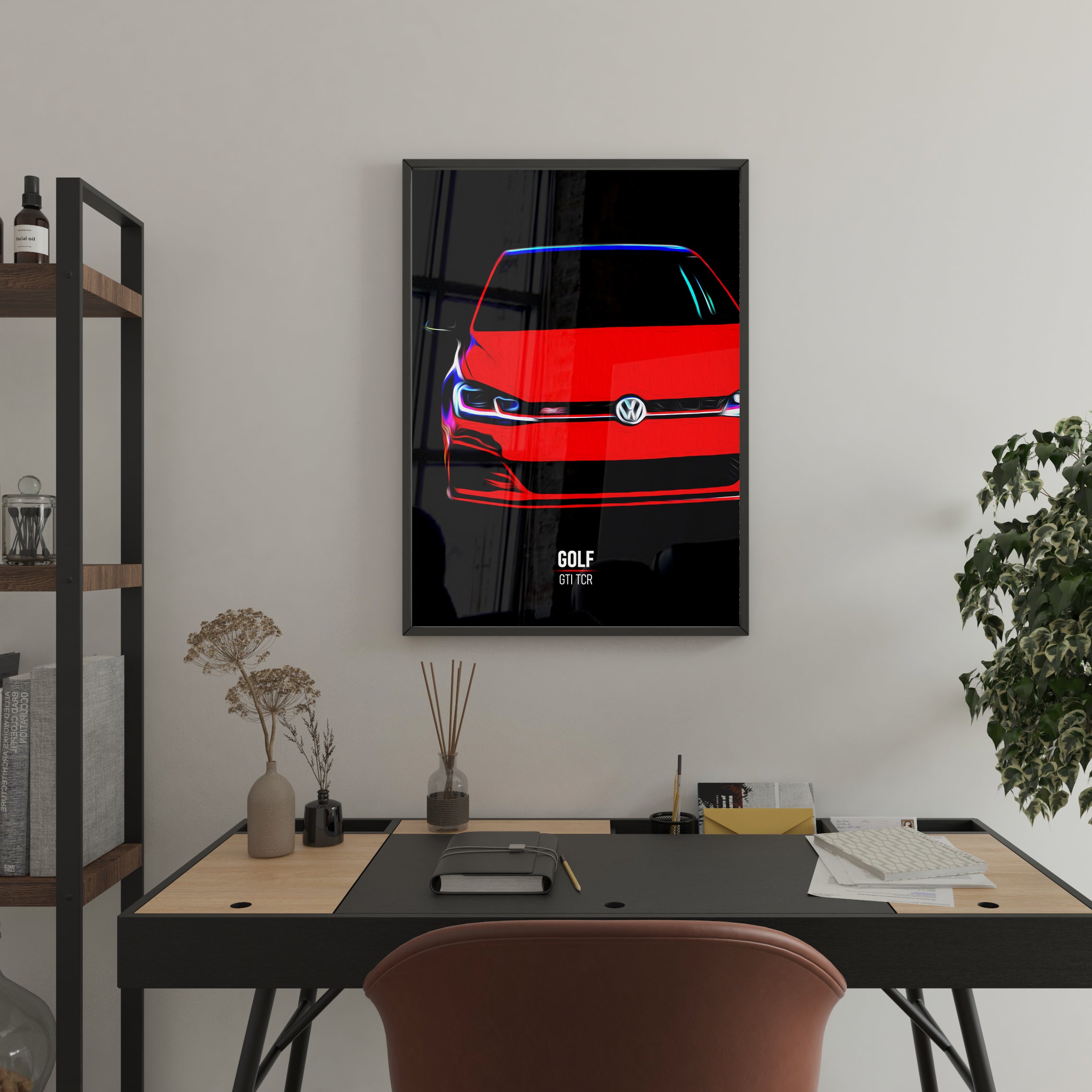 VW Golf 7 GTI TCR - Sports Car Print