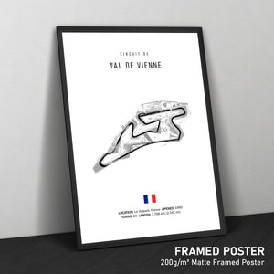 Circuit du Val de Vienne - Racetrack Print