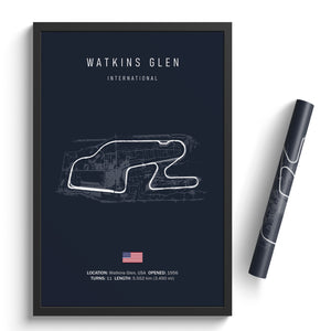 Watkins Glen International - Racetrack Print
