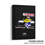 Load image into Gallery viewer, Williams FW11B, Nelson Piquet 1987 - Formula 1 Print
