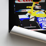 Load image into Gallery viewer, Williams FW13B, Thierry Boutsen 1990 - Formula 1 Print
