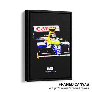 Williams FW13B, Thierry Boutsen 1990 - Formula 1 Print